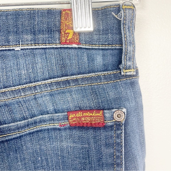 7 For All Mankind “The Skinny Crop & Roll” Jeans – Size 27 - Picture 4 of 7